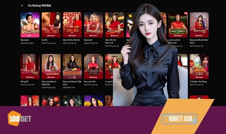 Live Casino 188Bet 5 Tại sao Live Casino 188Bet được ví thành thiên đường cá cược?